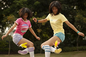 学踢健身花毽（七）