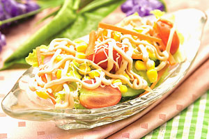 时尚沙拉制作（上）