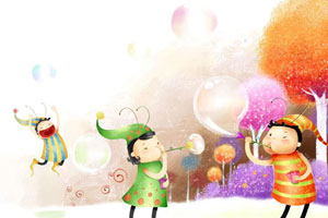 手绘POP海报儿童节