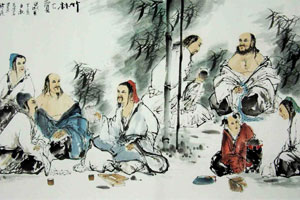 竹林七贤黑云压城