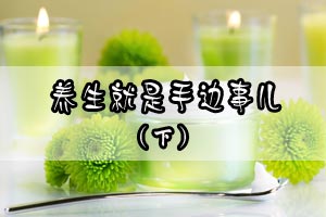 养生就是手边事儿（下）