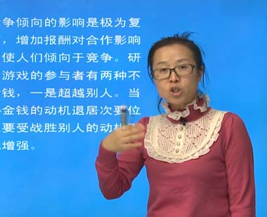第十二章 合作与竞争 影响合作与竞争的因素