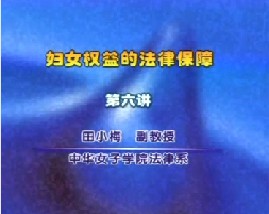 妇女权益的法律保障（六）