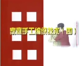 家庭手工编织技术（四）