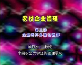 农村企业管理（三）