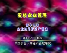 农村企业管理（十九）