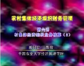 农村集体经济组织财务管理（六）