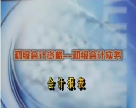 初级会计资格-初级会计实务-第七章会计报表