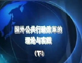 国外公共行政改革的理论与实践（下）