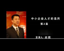 中小企业人才的选用（第3集）