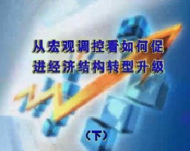 从宏观调控看如何促进经济结构转型升级（下）