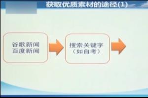 网络编辑获取优质素材的途径