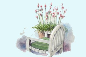 趣味填色《客厅里的装饰画》（一）