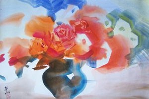 趣味填色《客厅里的装饰画》（三）