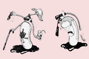 创意速写组合的塑造与训练（四）