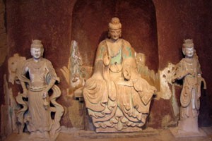 麦积山石窟佛陀的世容