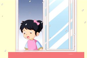 下冰雹时要小心