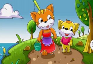 小猫钓鱼